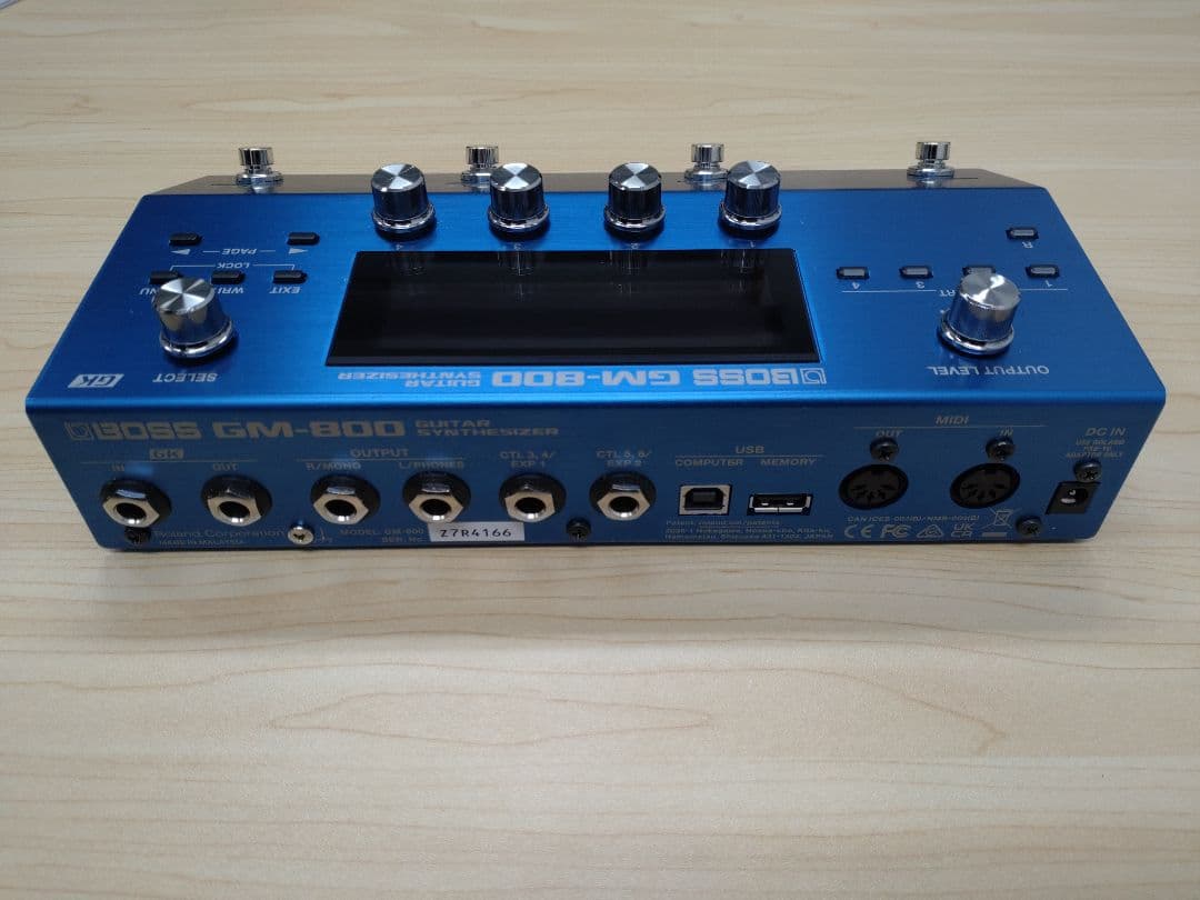 ギター・シンセサイザー　BOSS GM-800 + GK-5 + BGK-15