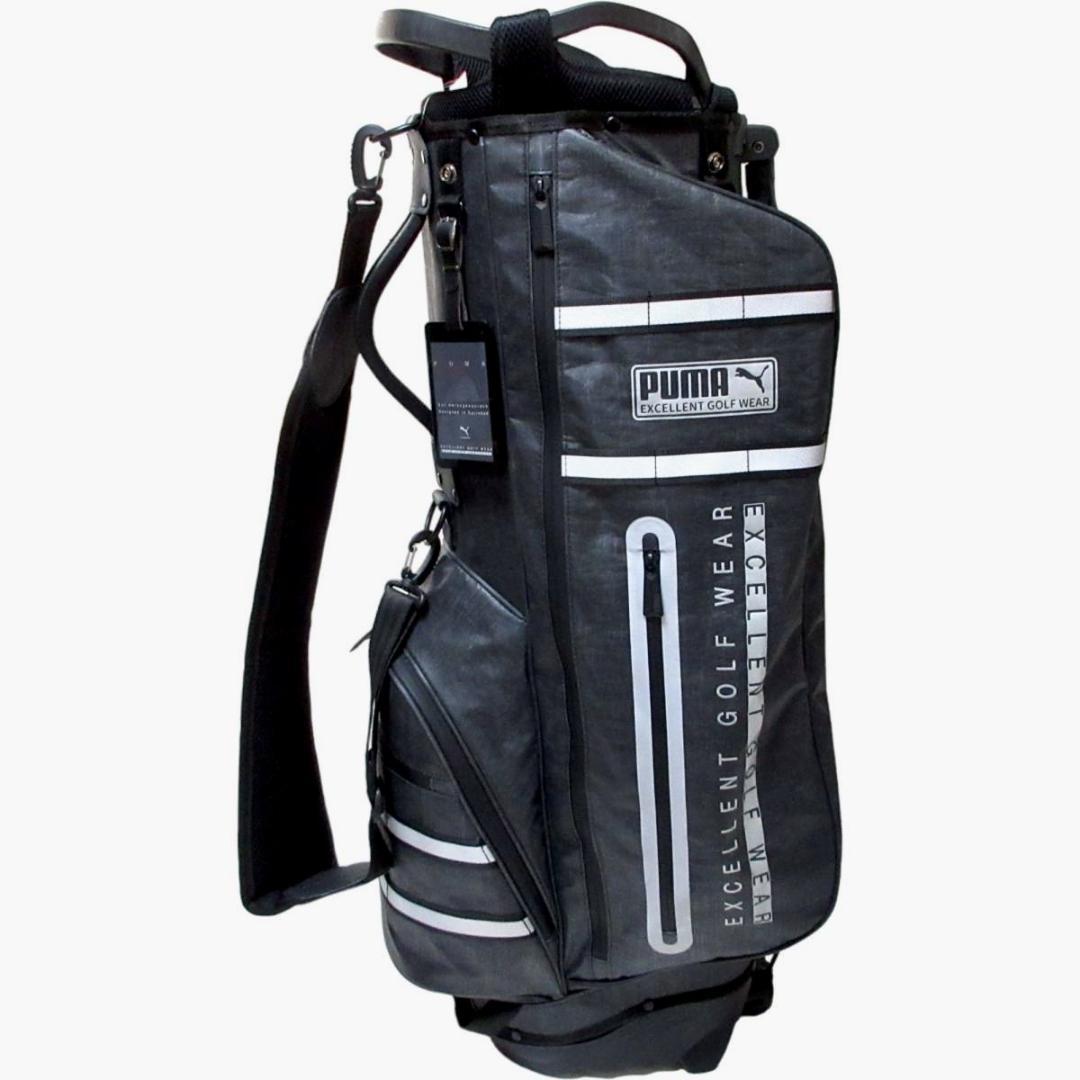 新品未使用 PUMA ブラック キャディバッグ スタンド付き
