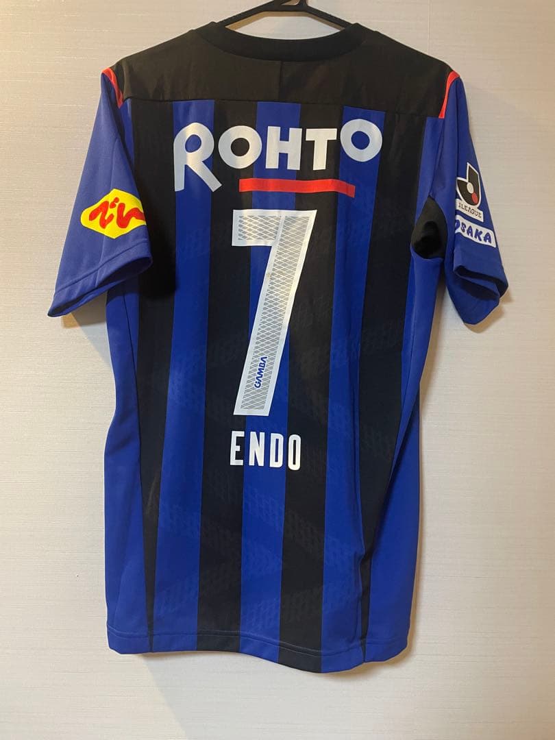 三冠シーズン　遠藤保仁　ガンバ大阪　2014 ホームユニフォーム　日本代表