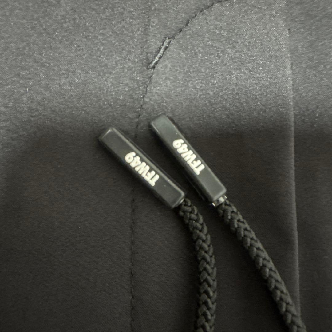 美品　TFW49 ロングパンツ　Lサイズ　ブラック　裏地付き