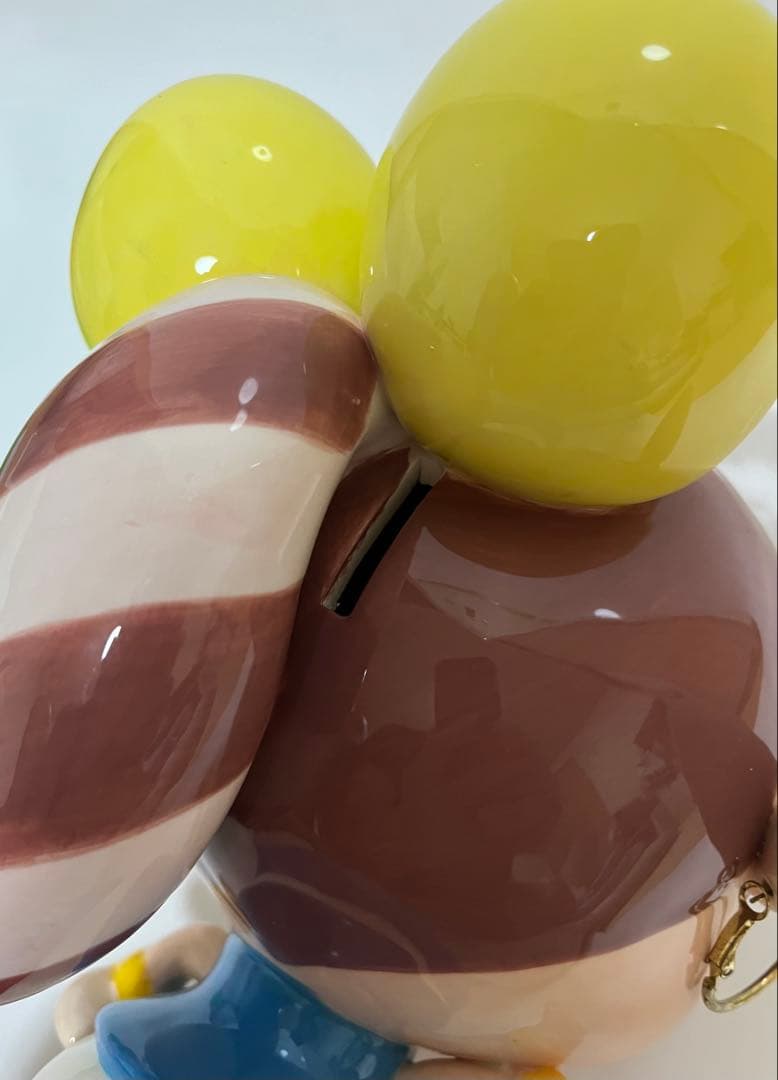 あくびちゃん貯金箱　陶器製