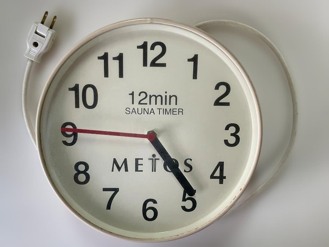 サウナ用１２分時計 METOS メトス サウナタイマー サ活 サウナイキタイ