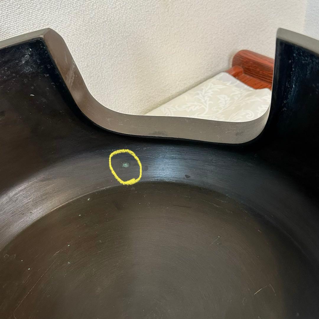 ♦︎未使用品♦︎ 唐銅？ 面取り風炉　風炉