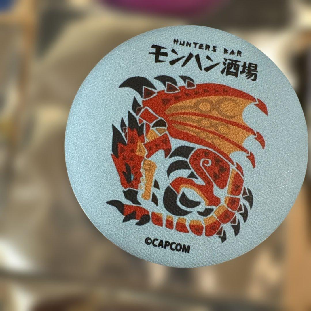 モンハン酒場　モンスターハンターワイルズ　缶バッジ　ゴアマガラ　タマミツネ