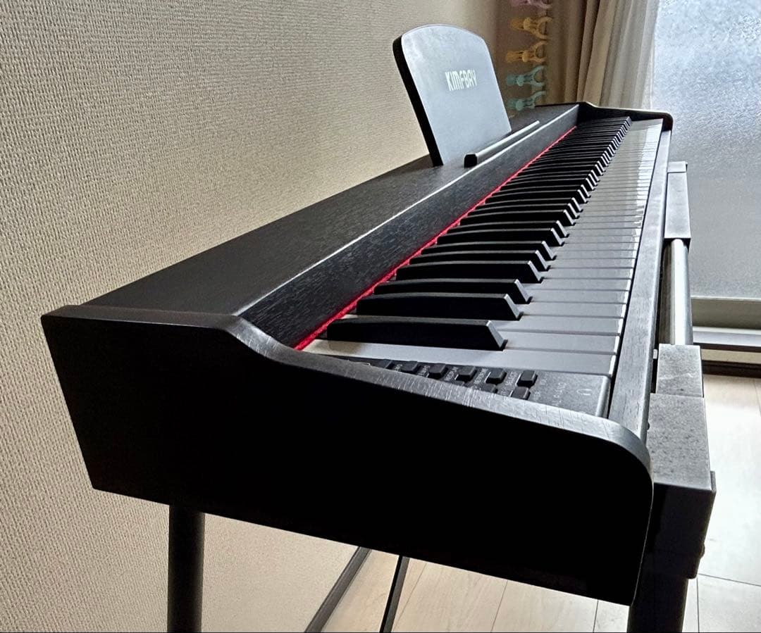 KIMFBAY 88鍵木目調電子ピアノ