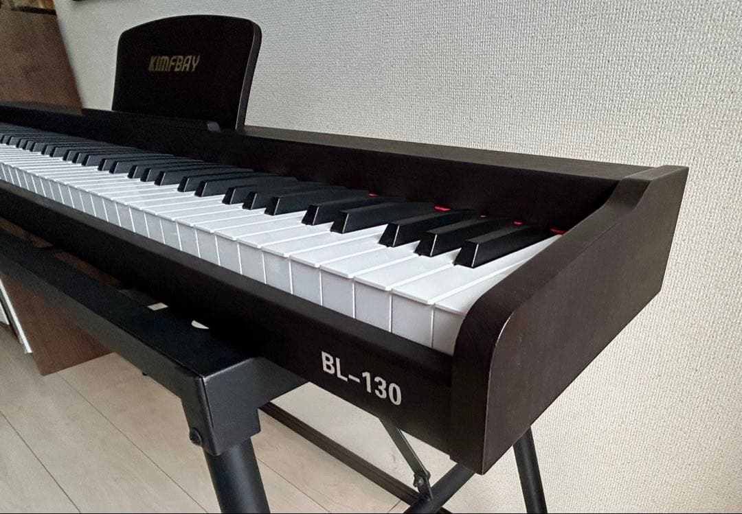 KIMFBAY 88鍵木目調電子ピアノ