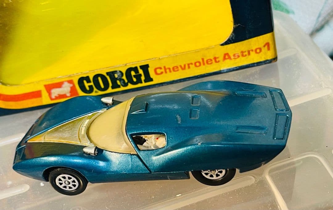 当時貴重★レア★CORGI TOYS 347 ★シボレーアストロ ★箱付★現状