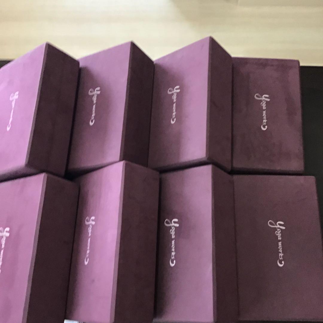 Yoga works ヨガブロック パープル　中古品　8個セット