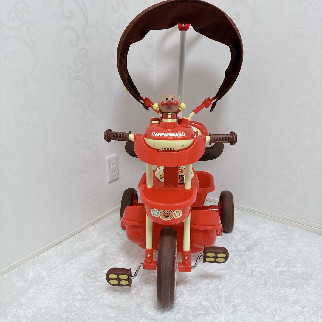 アンパンマン　三輪車　ブザー付きおでかけ三輪車　おしゃべりアンパンマンSP