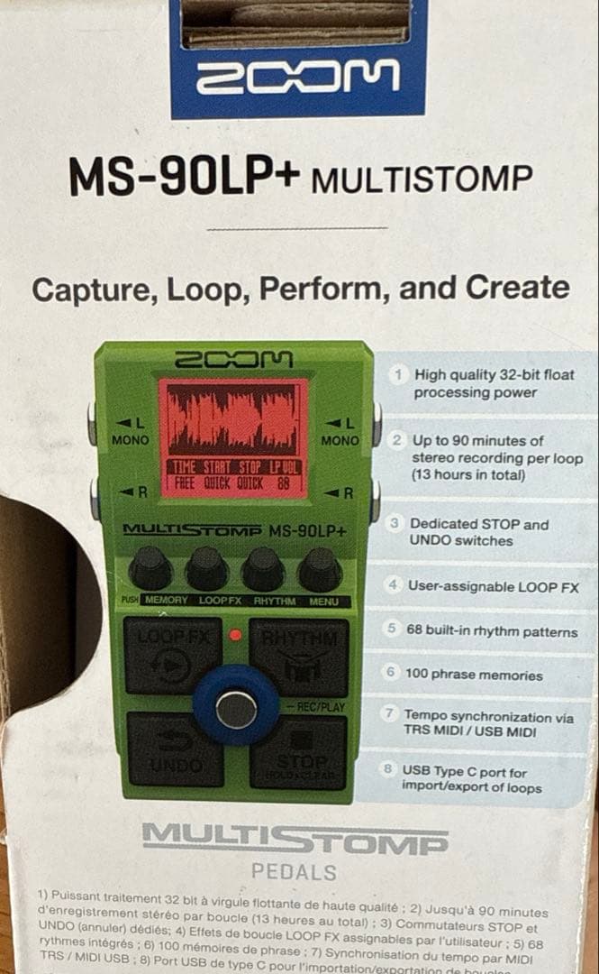 ZOOM MS-90LP+ Multistomp ルーパー