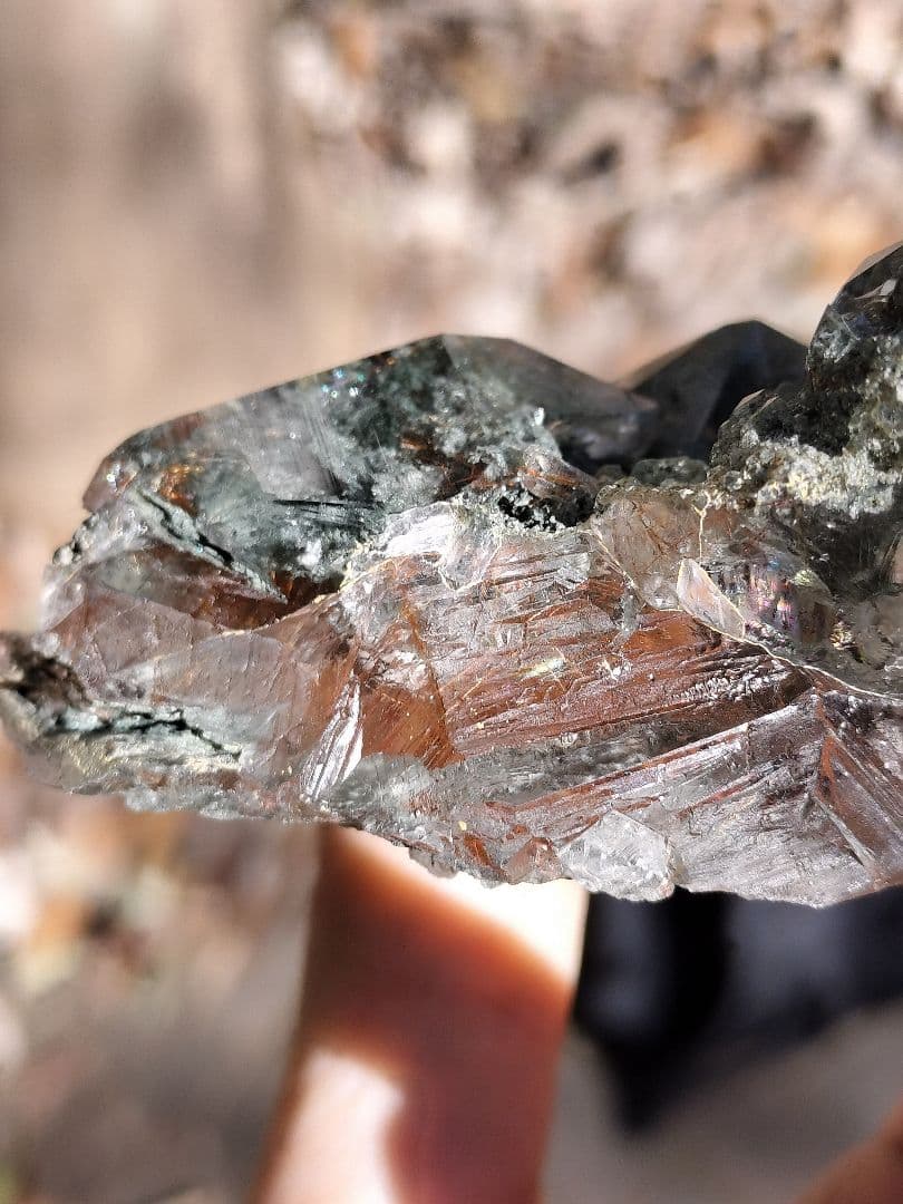 【激渋ルチル】マニハール産ルチルクォーツ原石