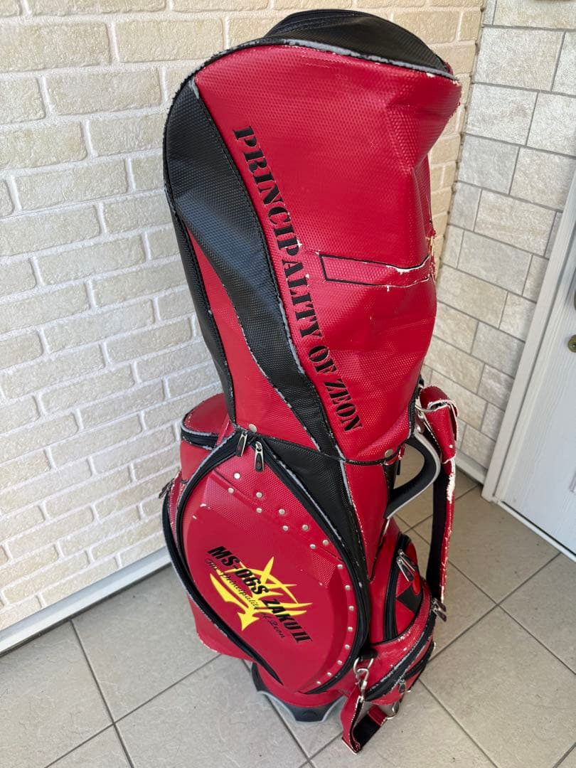 ガンダム MS-06S ZAKUⅡ シャア専用ザク　ゴルフ用キャディバッグ