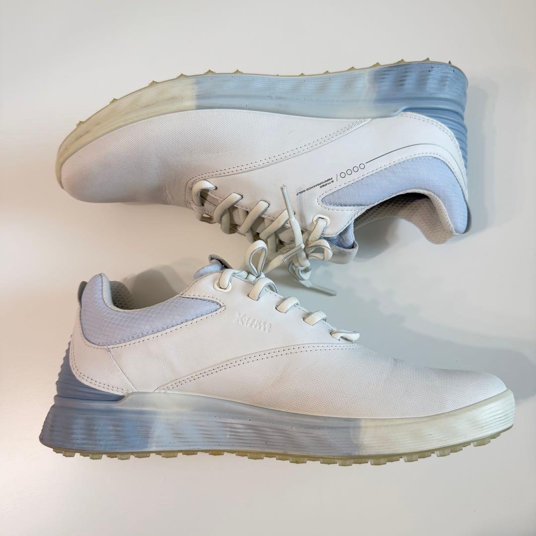 ECCO エコー ゴルフシューズ GORE-TEX 白 39 24.5cm
