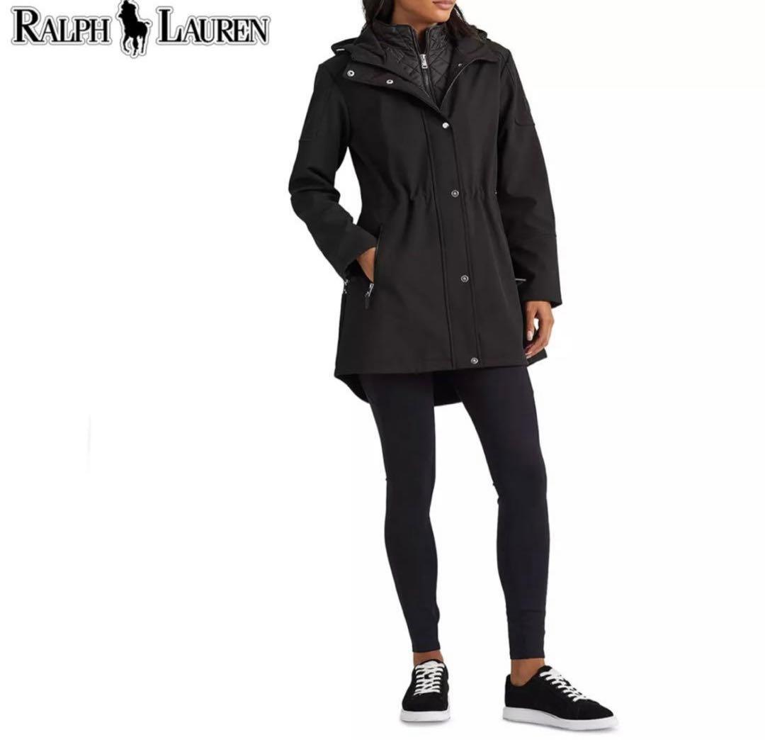 春も着用可能！LAUREN ブラック モッズコート Mサイズ