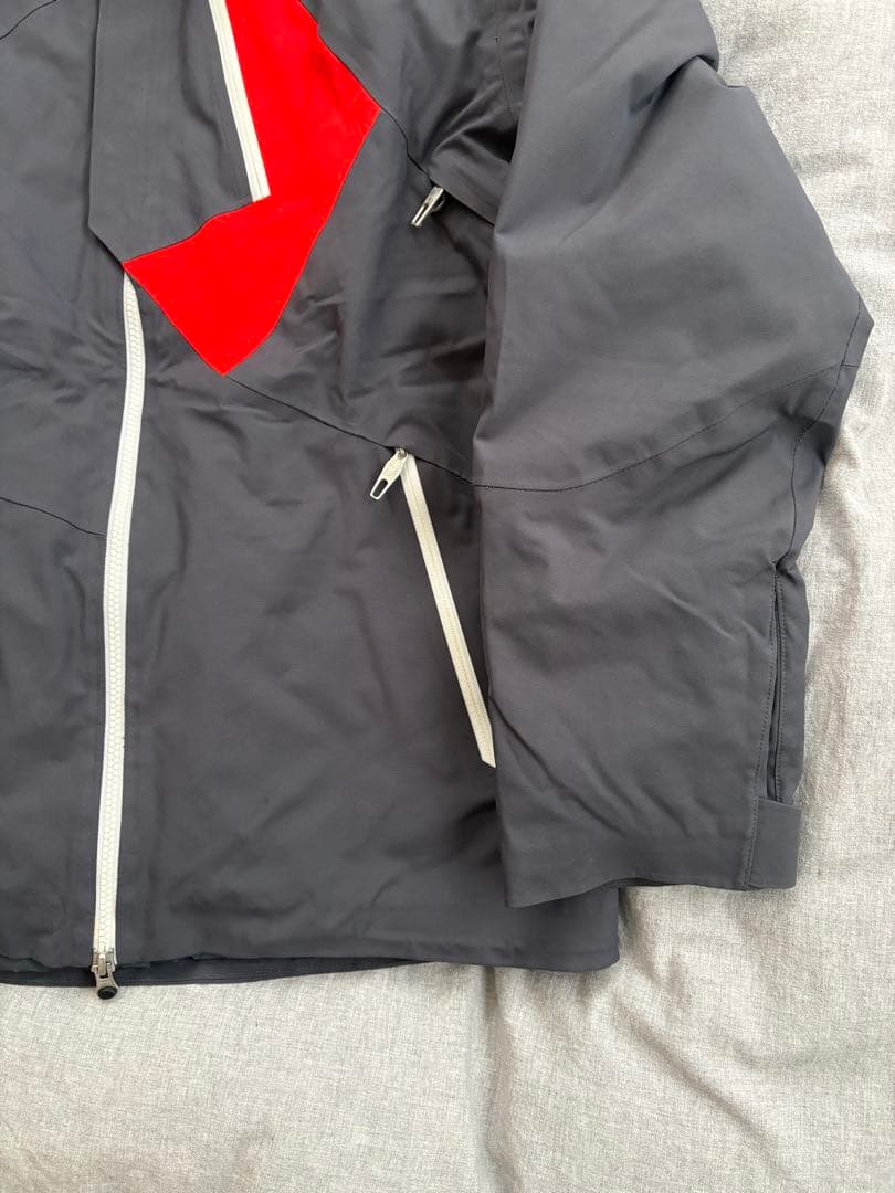 Spyder スパイダー グレー/レッド スキーウェア