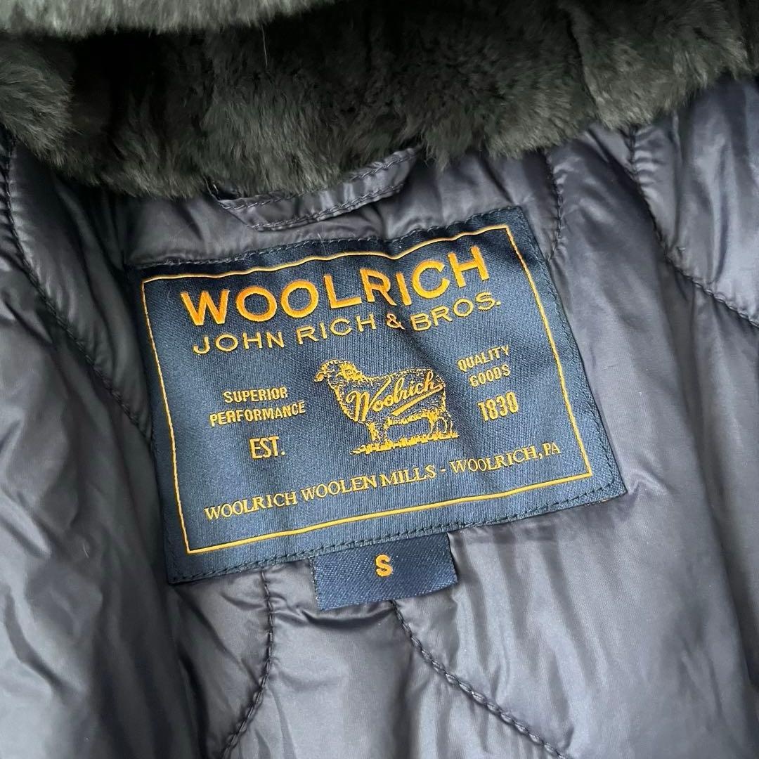 美品♡ウールリッチ ダウンライナー ラビットファー 2way モッズコート S