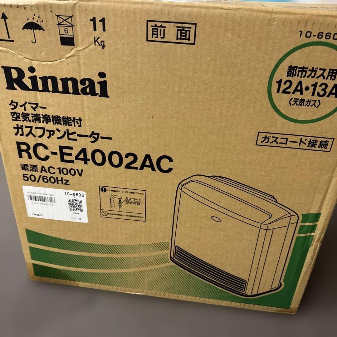 Rinnai ガスファンヒーター RC-E4002AC