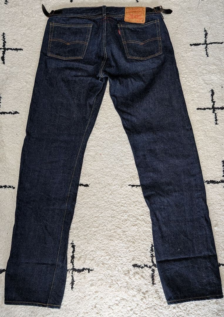 ジュンヤワタナベ リーバイス ダブルネーム 脇割り セルビッジ