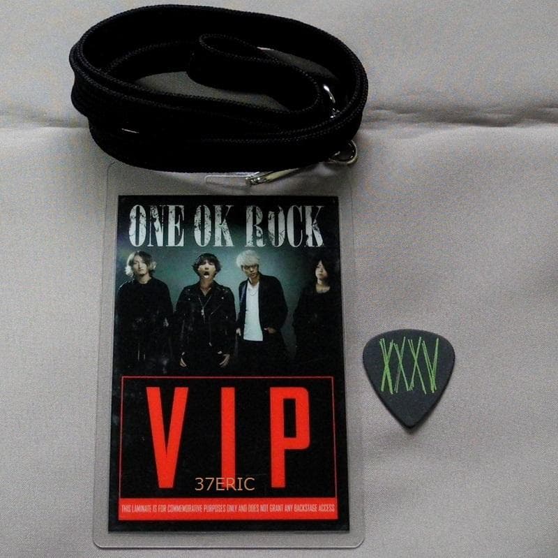 ONE OK ROCK ワンオクロック TORU VIPパス ギターピック