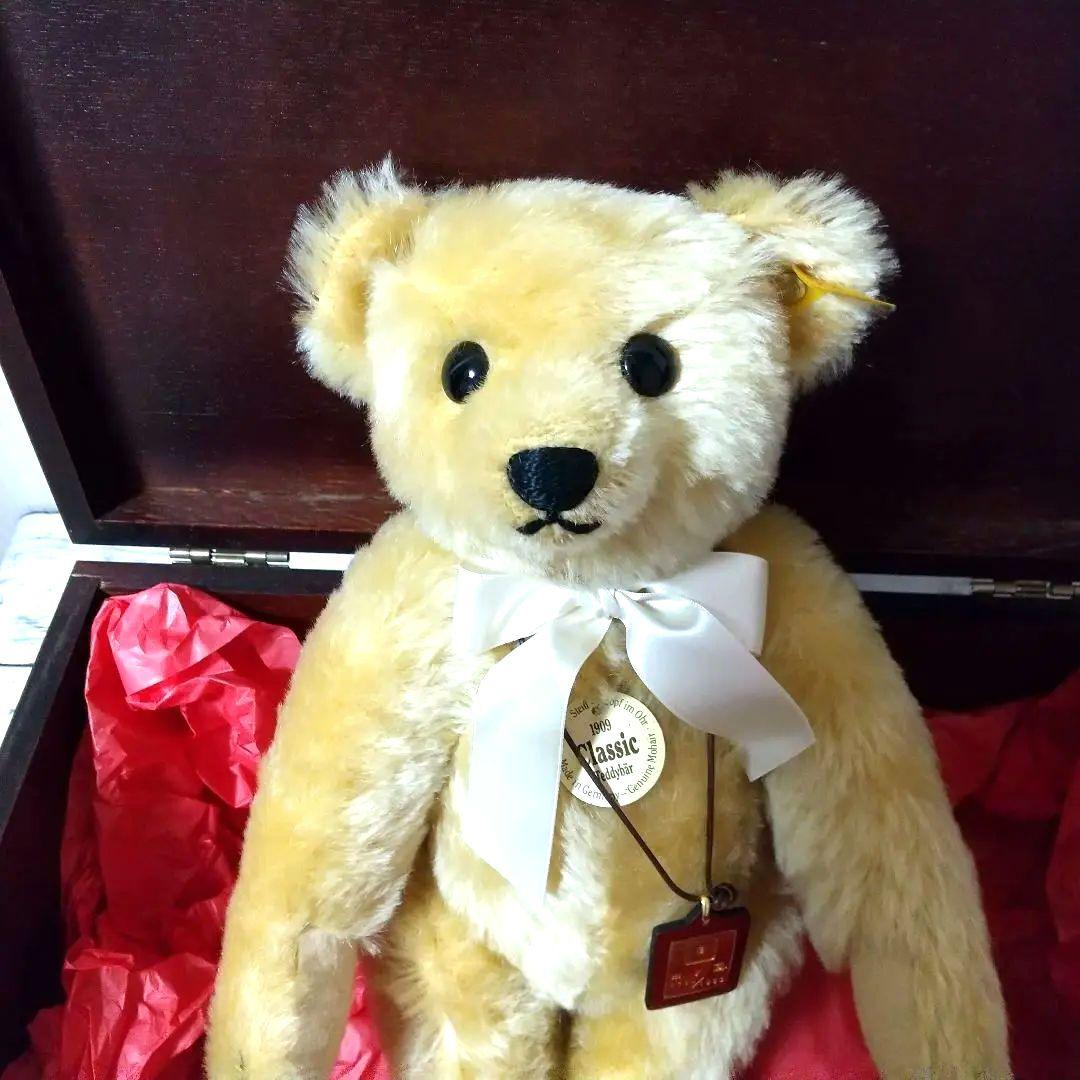 シュタイフ社×カネボウ コラボmyB オリジナルテディベア非売品☆専用木箱付