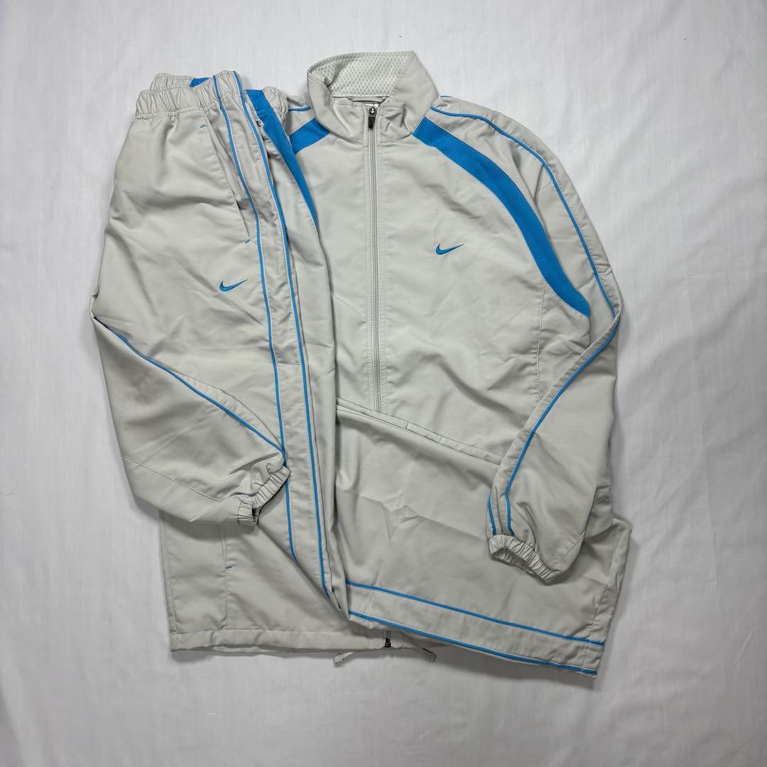 00s Nike トラックジャケット セットアップ グレー y2k