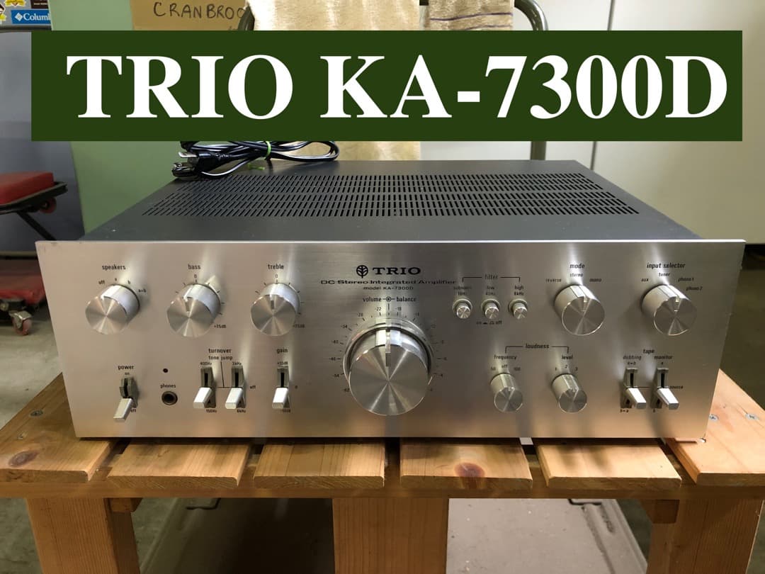 ★トリオ★TRIO★KA-7300D★プリメインアンプ★ビンテージ★レトロ