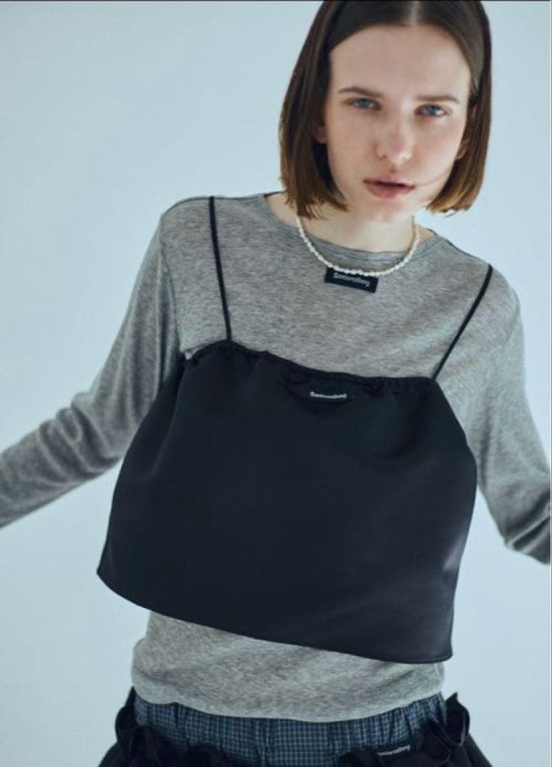 【新品】SEA HEAVY SATIN DOLA CAMISOLE