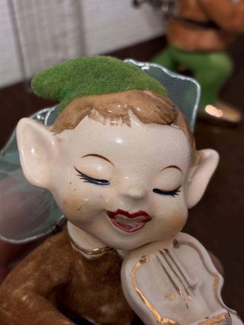 ビンテージ50s 妖精　天使　エルフ　ピクシー　キューピー　ミッドセンチュリー