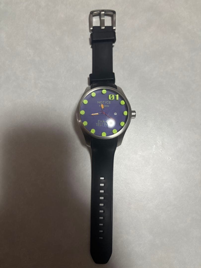 NOTICE EVA-01 TEST TYPE 時計