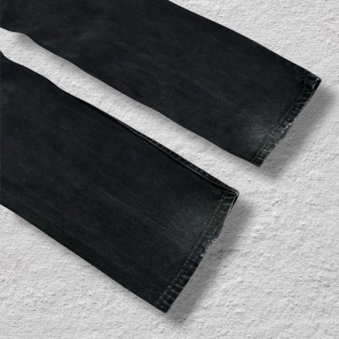 リーバイス505ブラックデニム後染め90sUSA製W32vintage古着レア