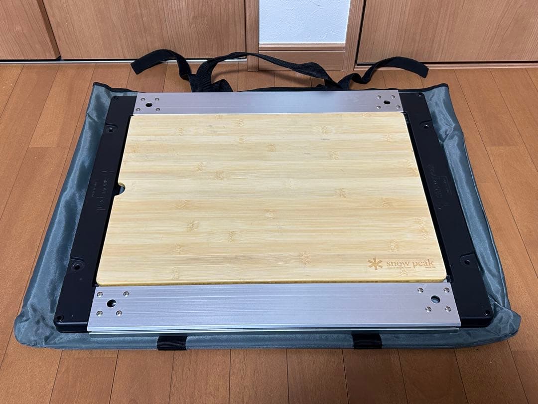 スノーピーク IGTフレームショート＋収納ケース＋ウッドテーブル竹