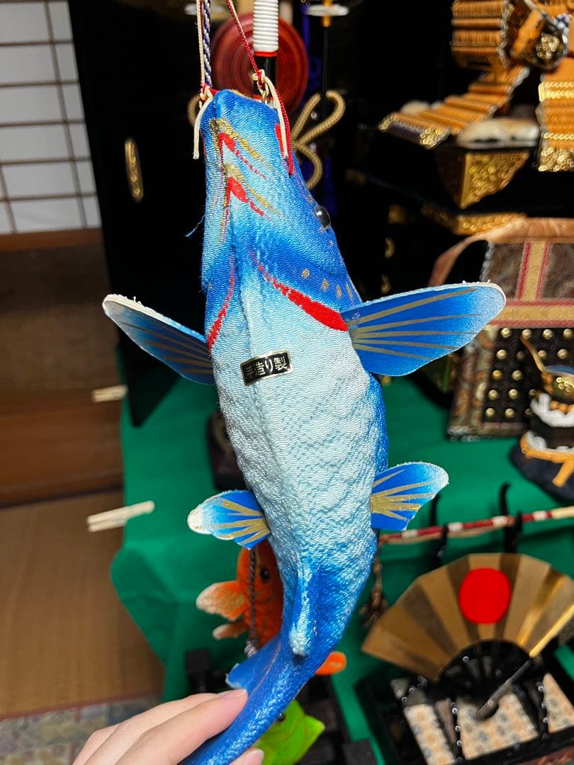 五月人形　大将人形　兜　子供の日　鯉のぼり