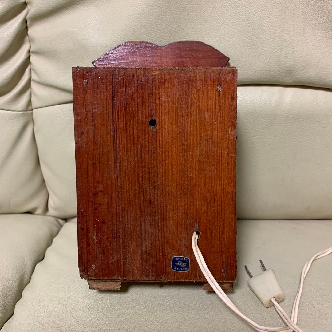 聖母マリアの彫刻入り木製箱　祭壇　キリスト　ローライダー　チカーノ　インパラ