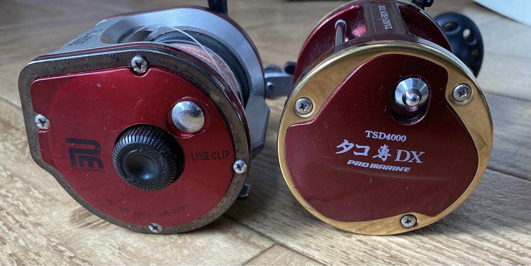 X500CP 両軸電動リール 糸付き..いろいろまとめ 5台