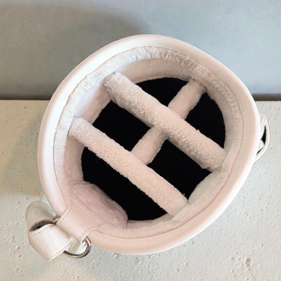 現行モデル　パーリーゲイツ　キャディバッグ　9.5型　白　ホワイト　正規品