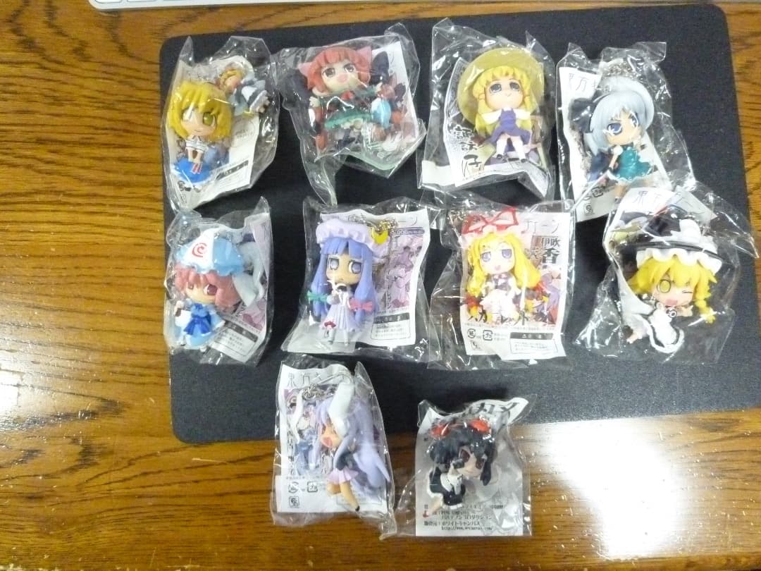 絶版　茜屋さんデザイン　東方マスコット　キーチェーン　10種まとめて