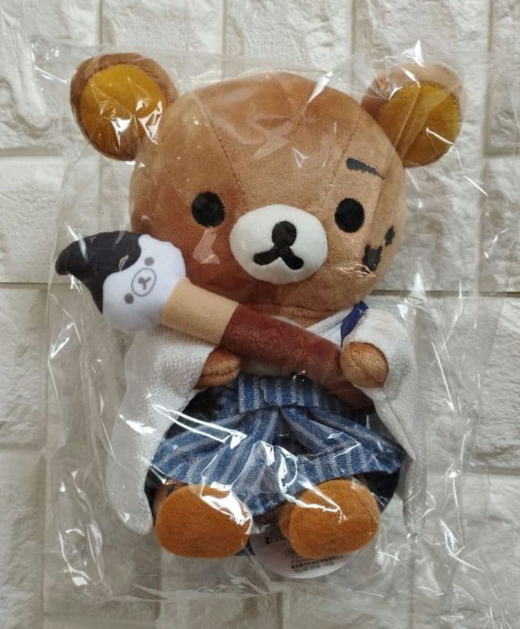 リラックマ　書道家ぬいぐるみ