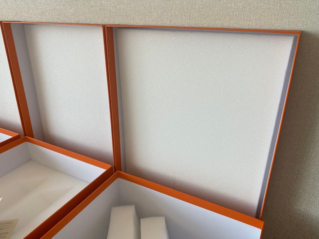 HERMES エルメス 空箱 & リボン 3セット 25.5×38×13.5