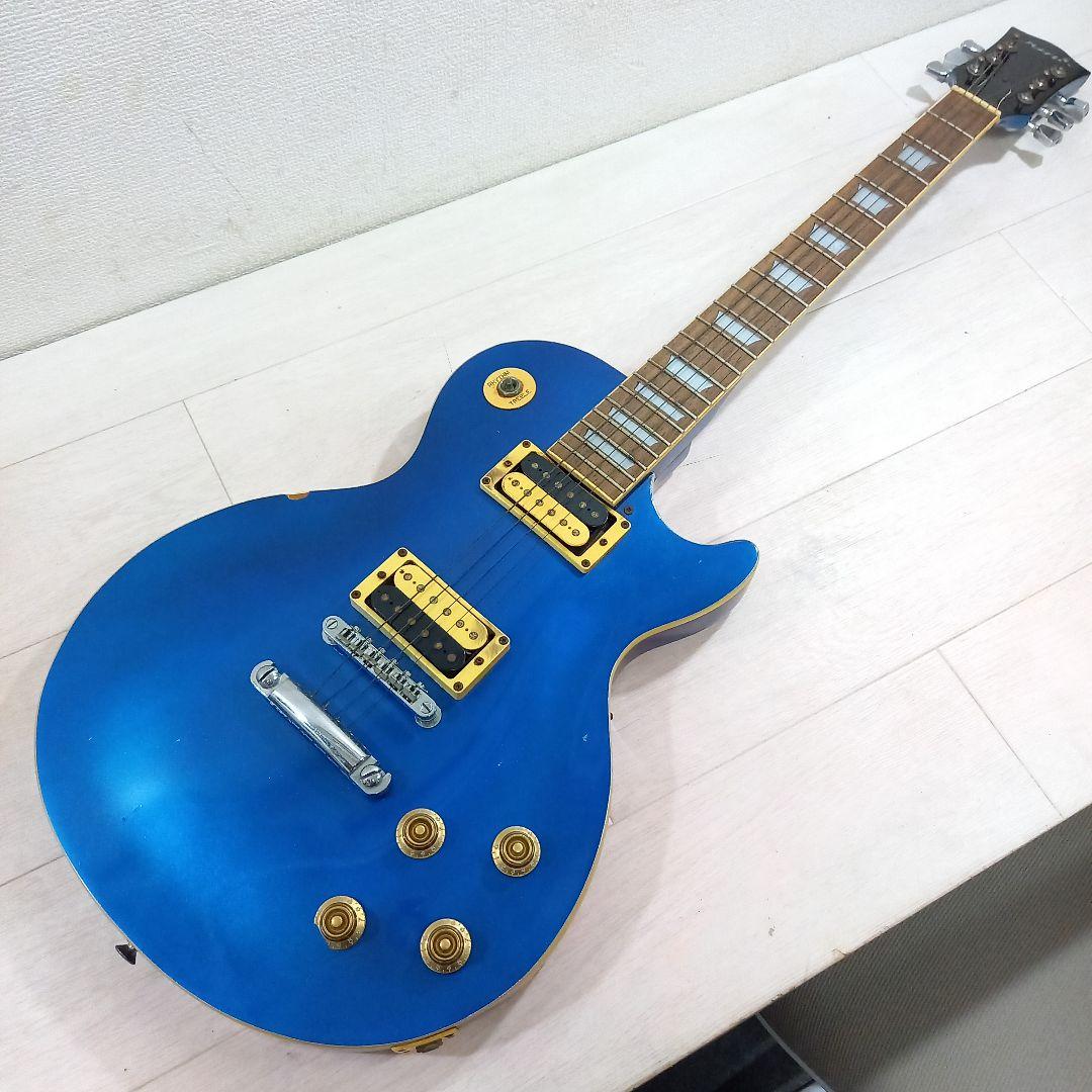 ジャンク Juno レスポール メタリックブルー