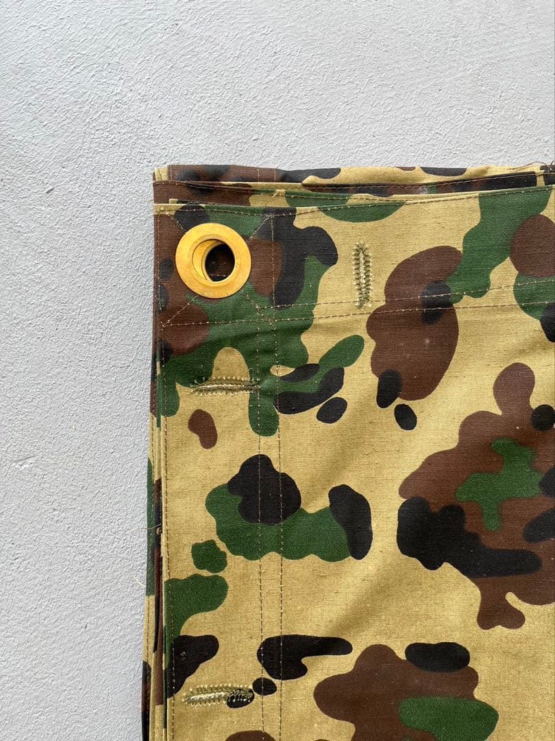 ルーマニア 軍幕　デッド 希少 アメーバカモ デットストック M47 4枚セット