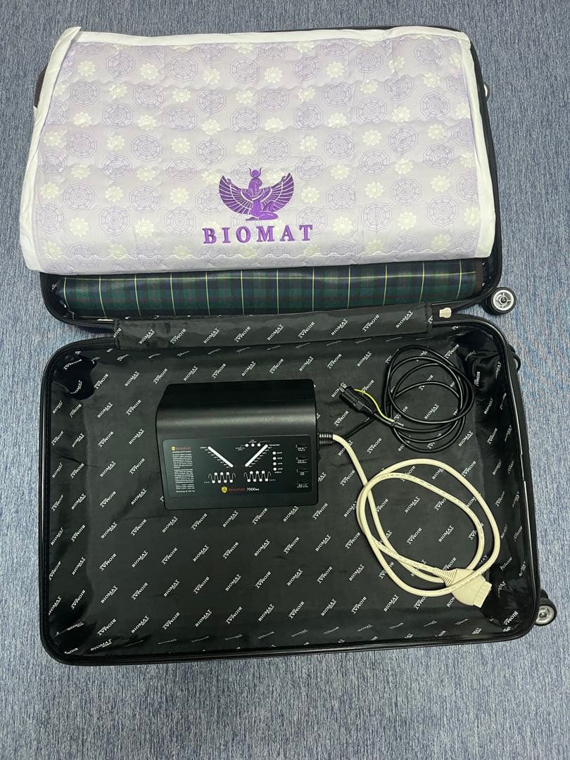 バイオマット宝石温熱　7000mx シングル、ミニマット、枕3点セット