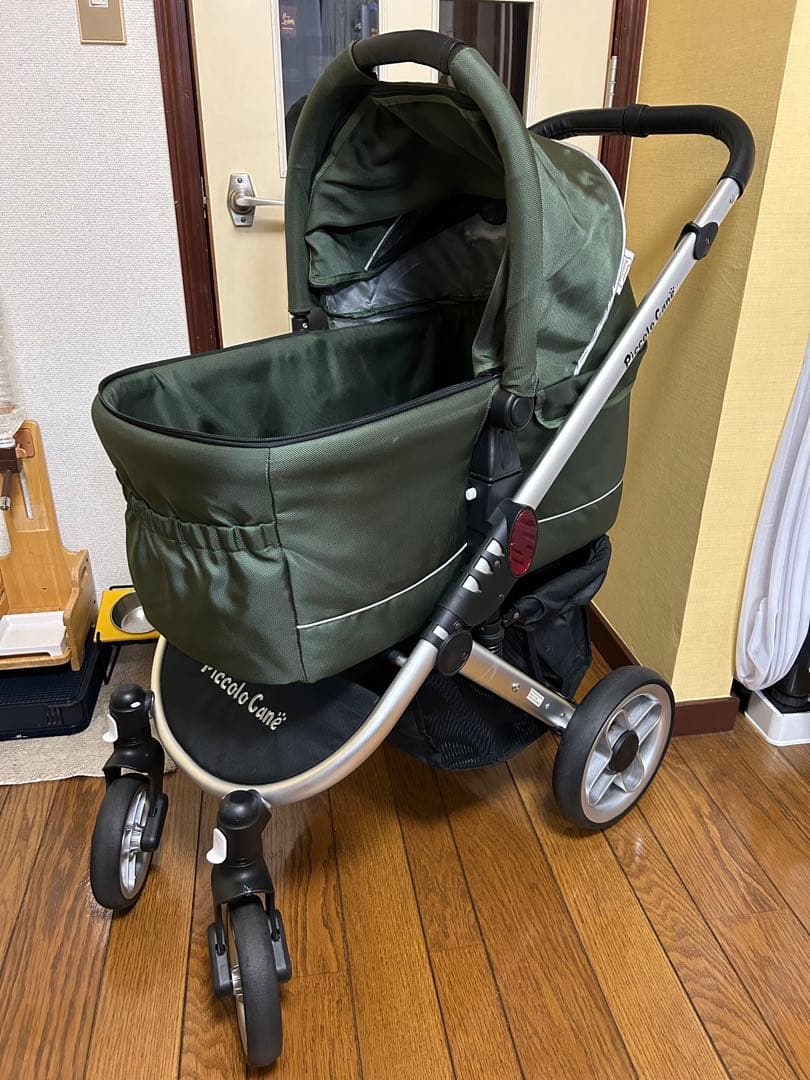 ピッコロカーネ　タント　ペットカート バギー モスグリーン