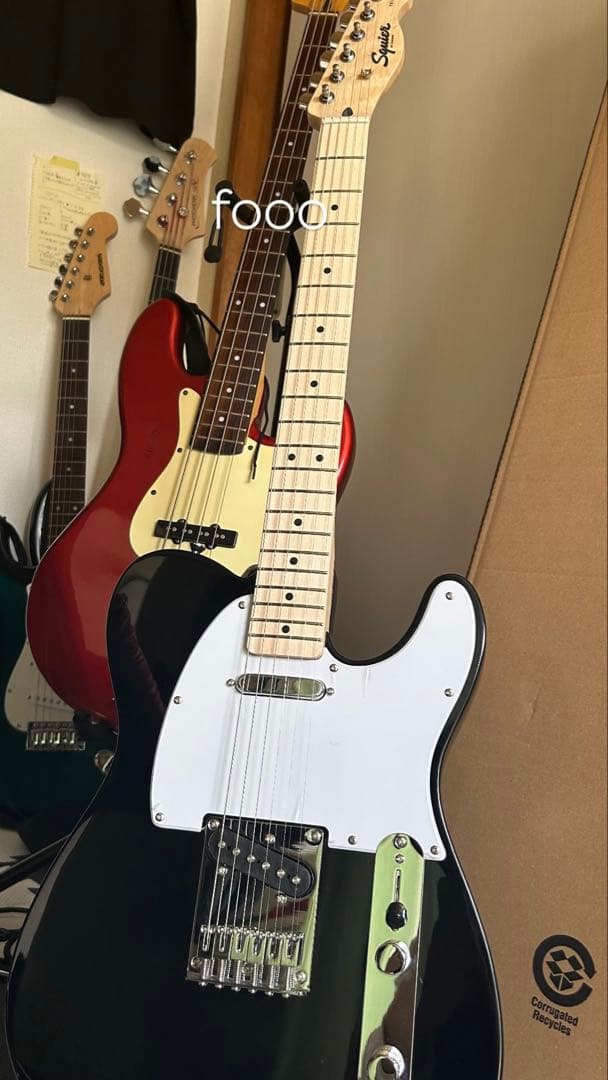 ブラック エレキギター シングルコイル