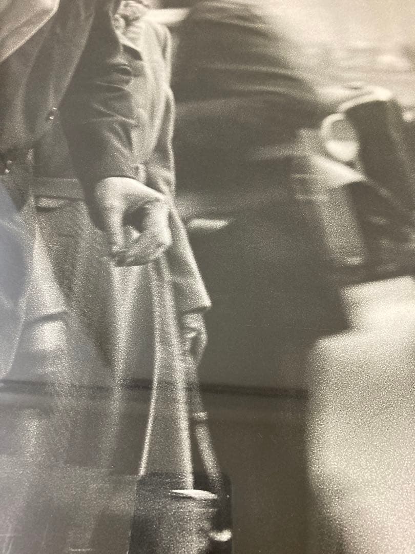 額入りポスター アンティーク ロベールドアノー　パリ市庁舎前のキス