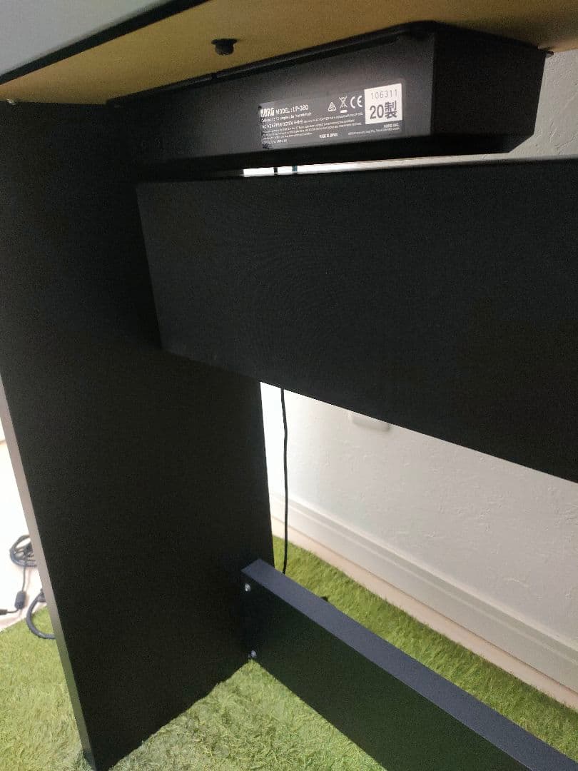 美品　KORG　電子ピアノ　LP-380 88鍵盤　　高低自在椅子　取扱説明書