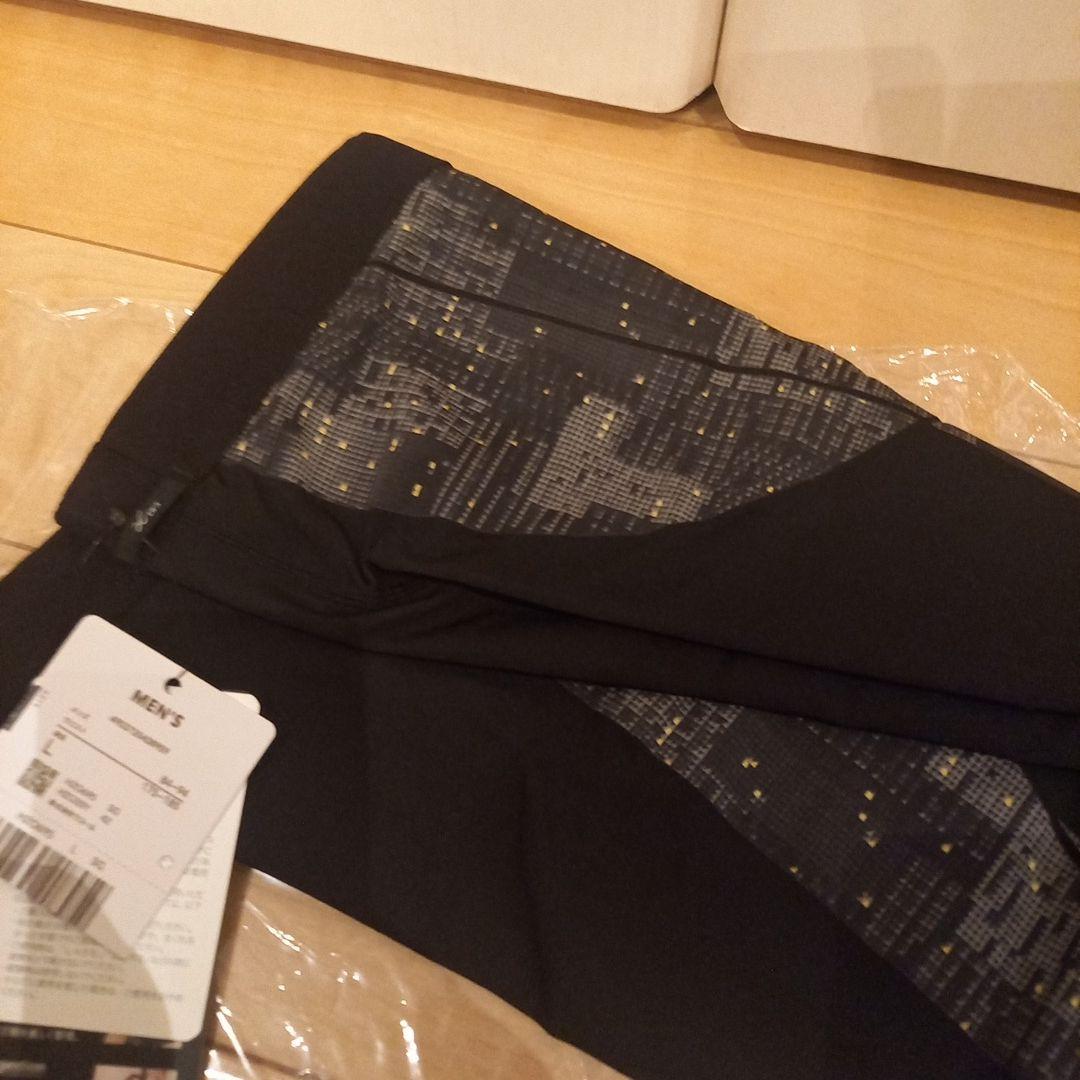 CW-X タイツ 黒/グラフィック