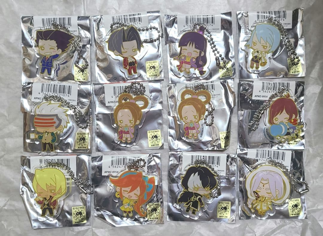 逆転裁判 トレーディングアクリルチャーム アクキー 15周年 特別法廷