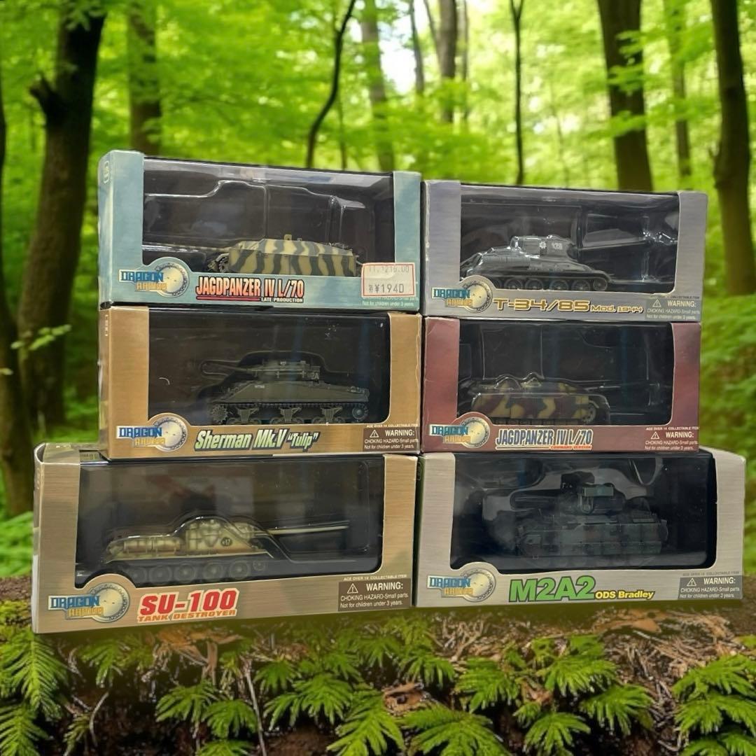 1/72ドラゴンアーマー 6台セット JAGDPANZER，シャーマン等まとめ♪