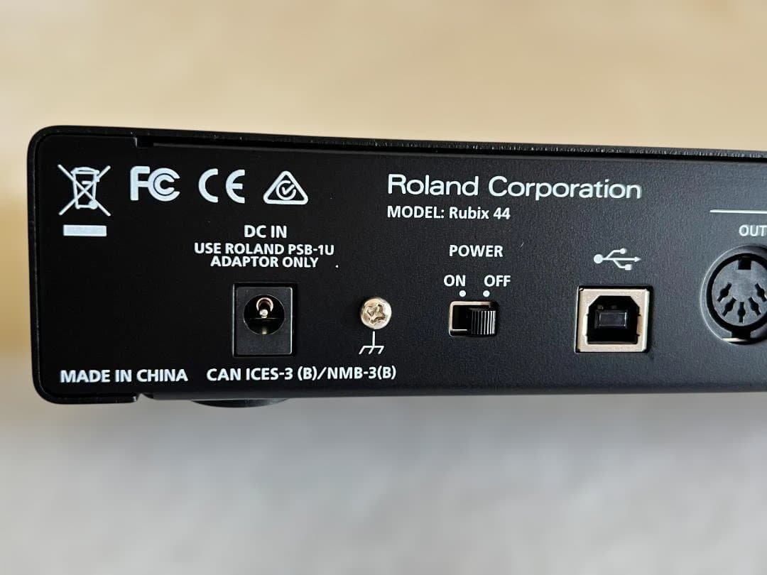 Roland Rubix 44 USBオーディオインターフェース