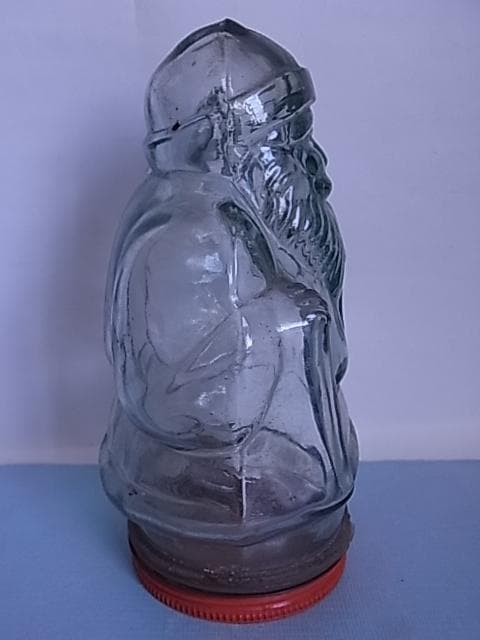 珍品　和ガラス　ガラス瓶　飴瓶　菓子瓶　地球瓶　昭和レトロ　駄菓子屋　気泡　戦前